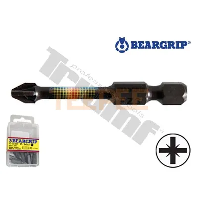 BEARGRIP bit krížový PZ, úderový, dĺžka 50 mm, 1ks