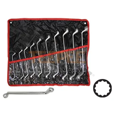 TRIUMF sada kľúčov očkovyhnutých 6 - 27 mm, 10-dielna