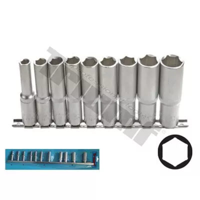 TRIUMF sada predĺžených hlavíc 6 - hranných, 1/2" vstup, 9 - dielna