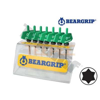 BEARGRIP sada zástavkových kľúčov Torx 7 - dielna