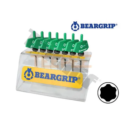 BEARGRIP SADA zástavkových kľúčov torx plus, 7 - dielna