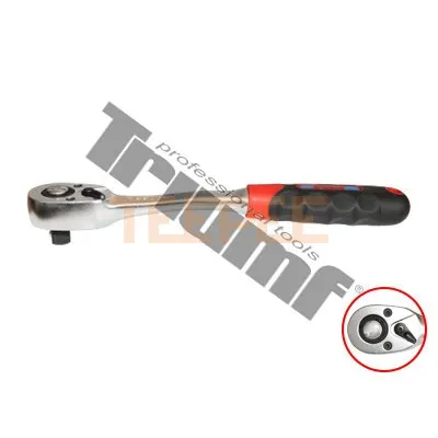 TRIUMF račňa, 72 zubová, priama, dvojkomp. rukoväť