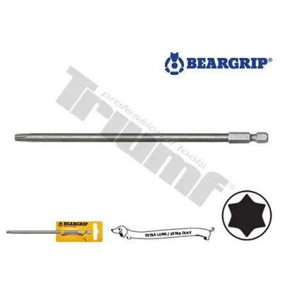 BEARGRIP bit Torx T15 (200 mm), séria 4006, plastový držiak (B-T)