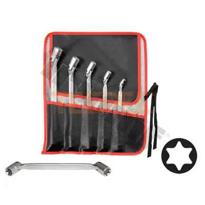 TRIUMF sada obojstranných výkyvných kľúčov E-profil E6xE8 - E10xE12 - E14xE16 - E18xE20 - E22xE24