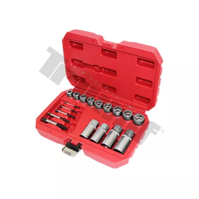 TRIUMF sada na poškodené matice, 3/8", 10-19mm, štifty 1/2", 8-12mm, skrutky M3-M18 mm, 18 dielna