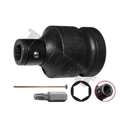 TRIUMF adaptér kovaný 1/2" vstup na 1/4" bity s guličkou