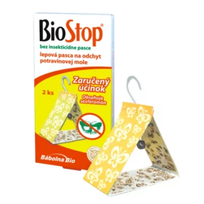 BIOSTOP pasca lepová na potravinové mole 2ks