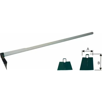 BAUPRO motyka plochá široká, drevená násada 1200mm