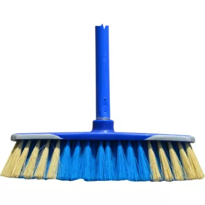 BAUPRO zmeták plastový modrý s násadou