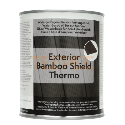 Exterior Bamboo Shield Thermo - čierny olej na terasové dosky